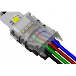 Connecteur CLIPO Câble-Bande 10mm 4 Pins IP65