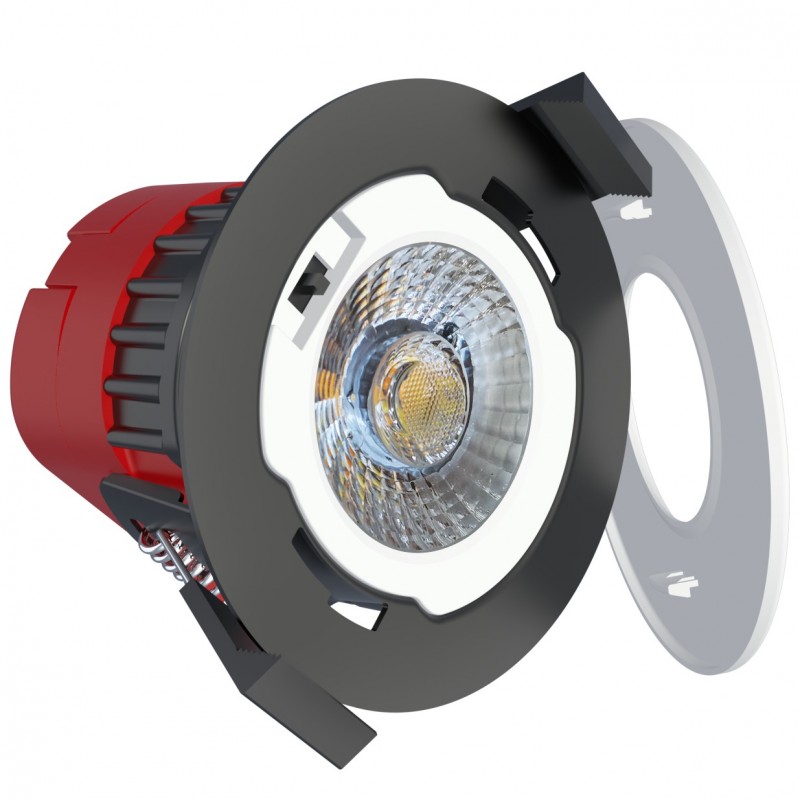 Spot encastrable LED 8W Dimmable 4CCT IP65 pour salles de bains et