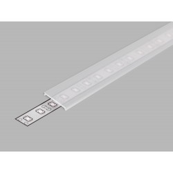 Diffuseur Profilé LED Clip Type C3 - Transparent - 2000mm