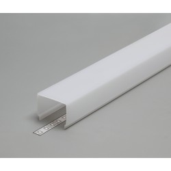 Diffuseur Profilé LED Clip E9 Blanc 2000mm