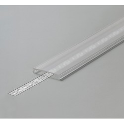 Diffuseur Profilé LED Clip C9 transparent 2000mm
