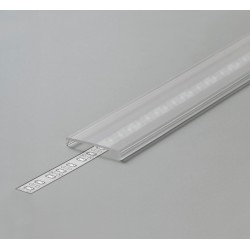 Diffuseur Profilé LED Clip C9 transparent 1000mm