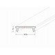 Diffuseur Clip Type F - Transparent - 2000mm