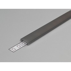 Diffuseur Clip Type C - Noir - 2000mm