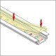 Diffuseur Lentille 60° Type C - Transparent - 2000mm