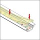 Diffuseur Lentille 60° Type C - Transparent - 1000mm