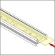 Profile LED Plat10 Alu Brut 2000mm