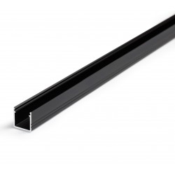 Profile LED Fin10 Alu Noir 2000mm