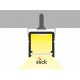 Profile LED Fin10 Alu Anodise 1000mm