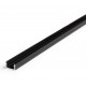 Profile LED Fin8 Alu Noir 2000mm