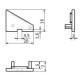 Terminaison Profilé LED Angle 30/60-10 Gris (x2)