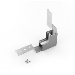 connecteur LUMI20 270 deg d'inclinaison Anodisé