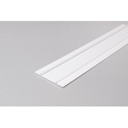 Couvercle Profile LED Mur Alu Blanc 2000mm