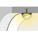 Profile LED Courbe12 Alu Blanc 1000mm