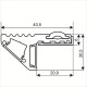 Antiderapant pour Profile marche 2000mm