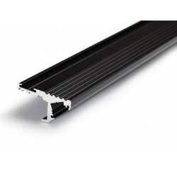 Profile LED Marche10 Alu Noir 2000mm