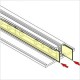 Profile Led Arriere10 Alu Anodise 2000mm