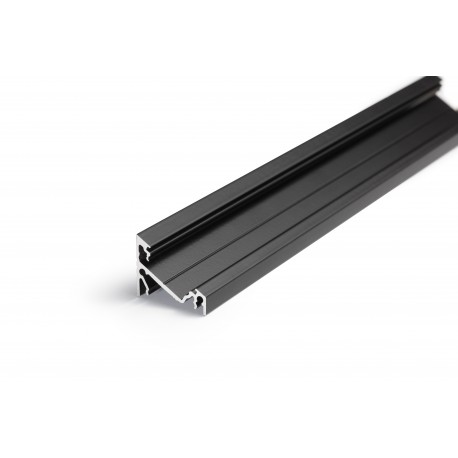 Profile LED Angle 30/60-14 - Alu Noir 2000mm