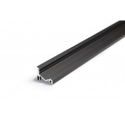 Profile LED Angle 30/60-10 Alu Noir 2000mm