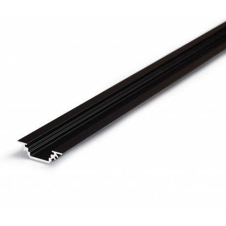 Profile LED Angle 45° Alu Noir 2000mm