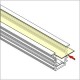 Profile LED Profond10 Alu Anodise 2000mm