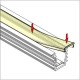 Profile LED Profond10 Alu Anodise 2000mm