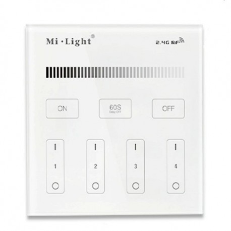 Commande Murale Dimmer 4 Zones