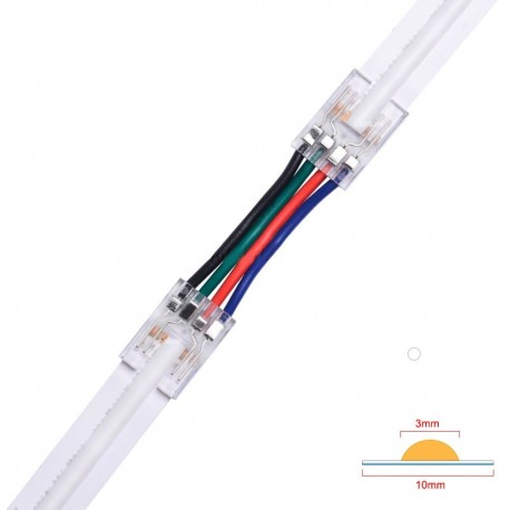 Connecteur CLIPO COB Câble Liaison 150mm 10mm HD 4 Pins IP20