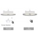 Lampe mine LED Blanche+Sensor opt 100W 16000Lm 3000°K - VENUS